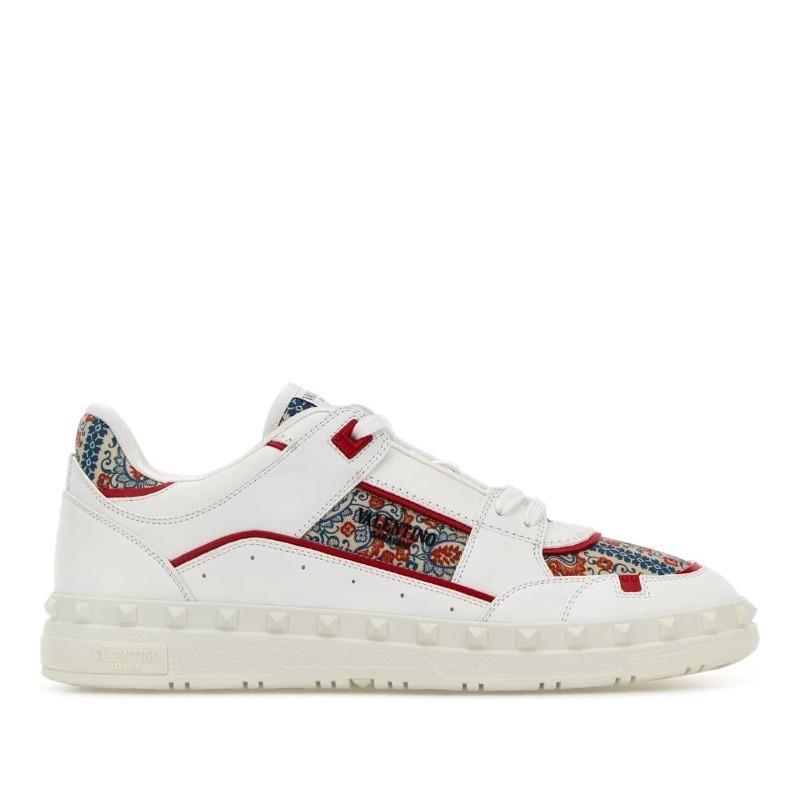 スニーカー VALENTINO White leather Freedots sneakers (6Y2S0H43NVY RJ2)
