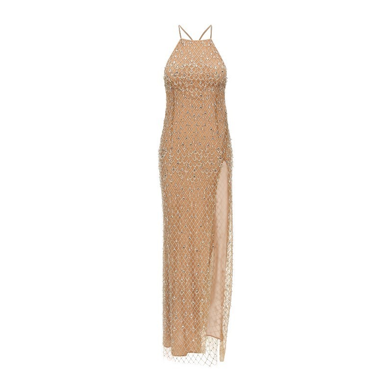 ワンピース ELISABETTA FRANCHI Crystal 'Red Carpet' dress