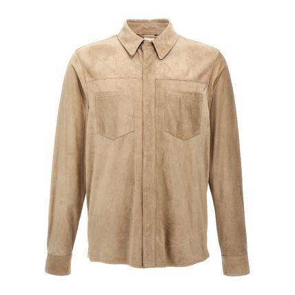 Tシャツ・カットソー Giorgio Brato PERFORATED FIT VEG LEATHER SHIRT Giorgio Brato(ジョルジオブラット)のメンズ Tシャツ