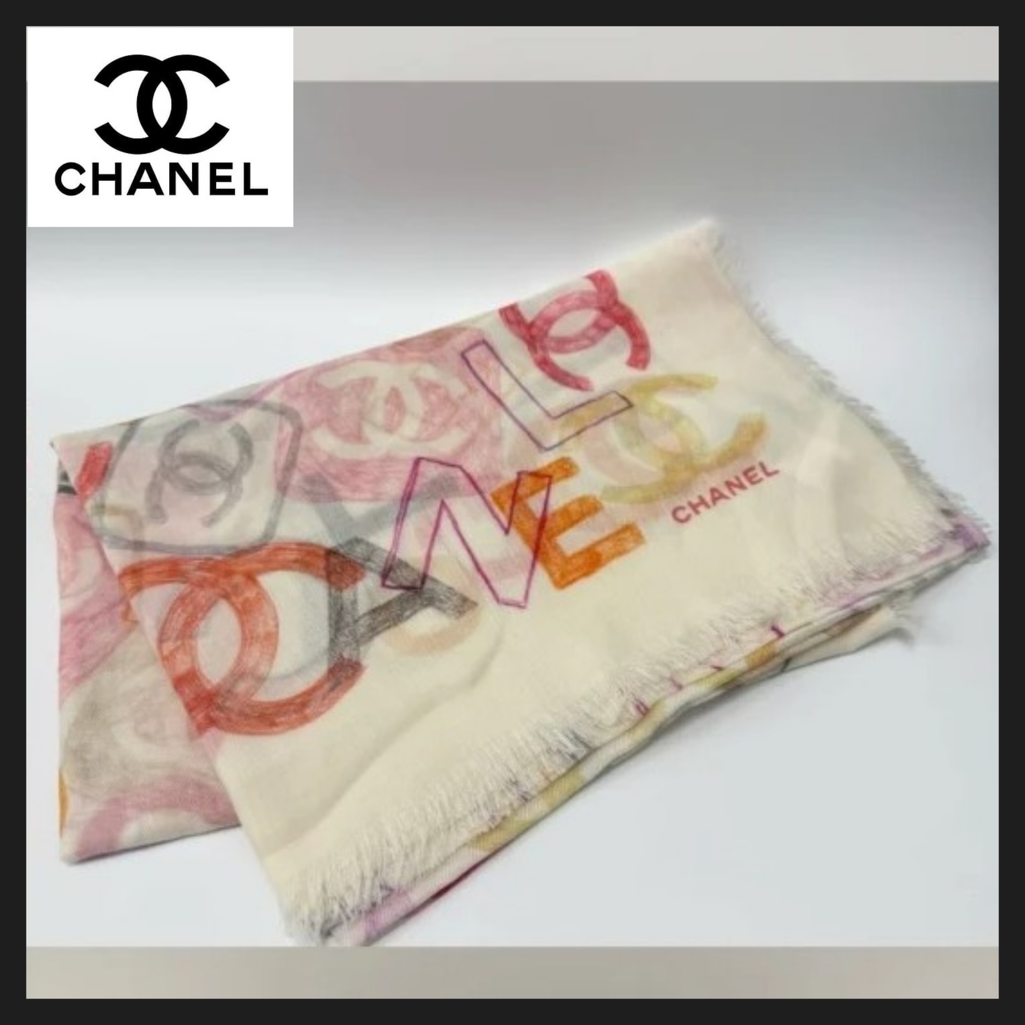 【CHANEL】軽やかに華やかに♪シャネル スカーフ ストール