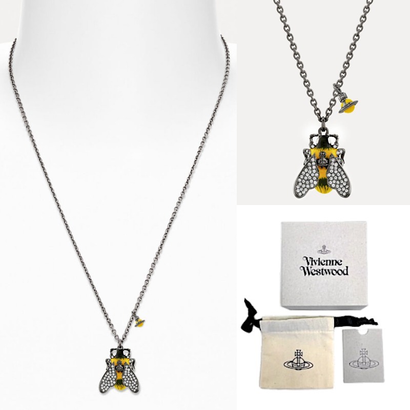 ★ vivienne westwood メンズ ミツバチ オーブ ネックレス ★