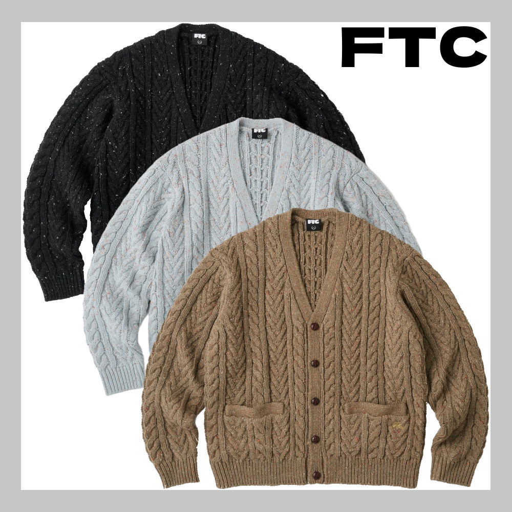 即完売【FTC】CABLE KNIT CARDIGAN