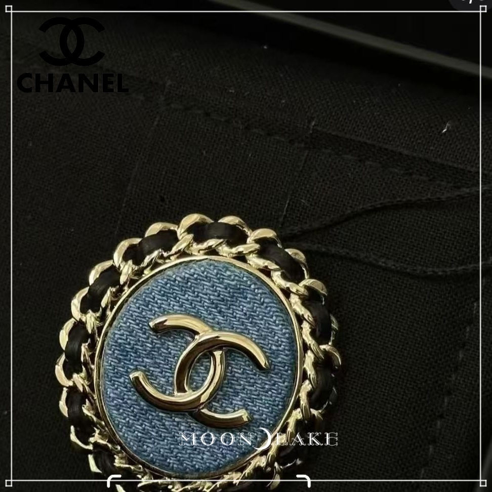 ≪25P★≫CHANEL ブローチ デニム