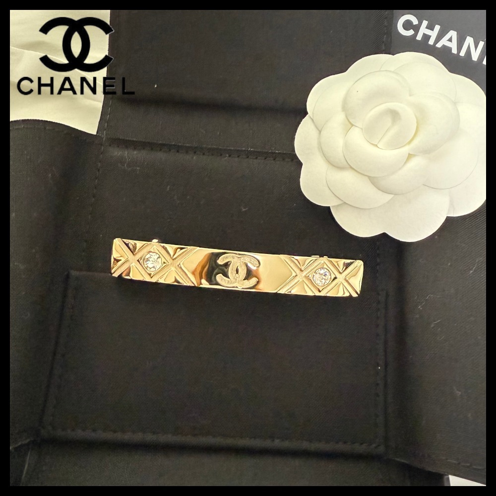 【おしゃれ度がアップする♪】CHANEL ヘアアクセサリー バレッタ