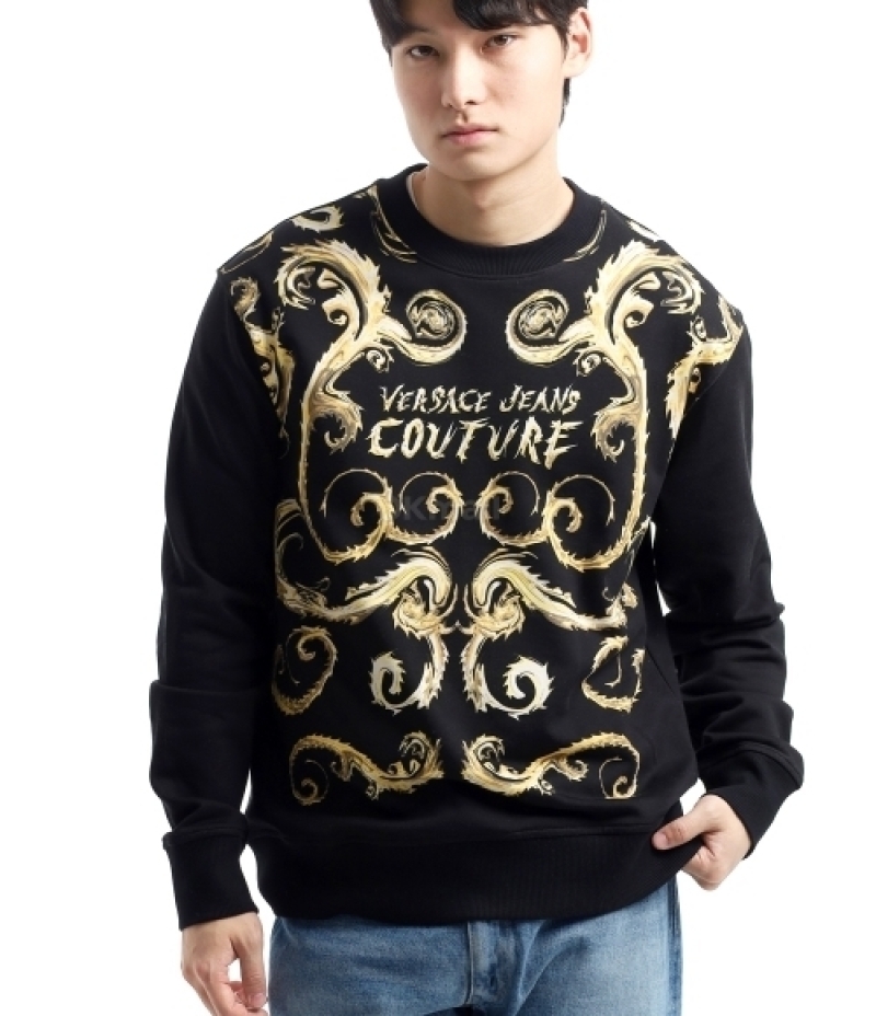 VERSACE｜ (Chromo Couture Regular-Fit Sweatshirt (77GAI3