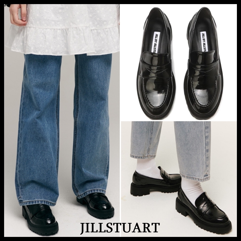 【JILLSTUART】RIVER LEATHER LOAFERS ★送料・関税込★大人気★