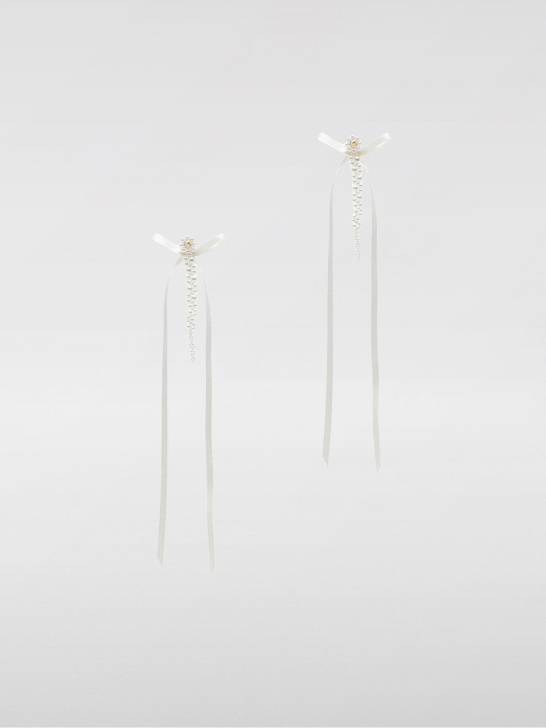アクセサリーその他 SIMONE ROCHA Woman Jewel Pearl ERG4100904 PEARL IVORY