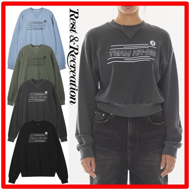 ★人気★【Rest&Recreation】★RR TEAM PIGMENT SWEATSHIR.T★