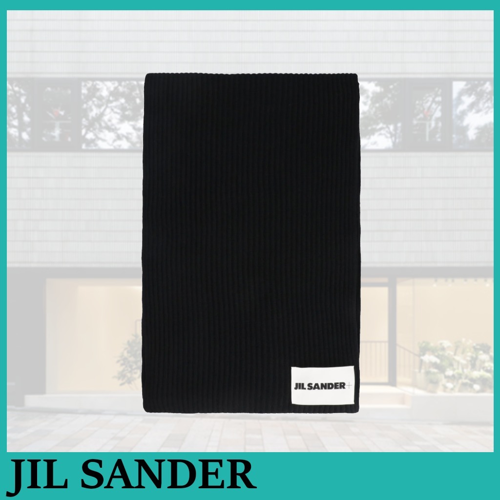 Jil Sander★ロゴタグ ニットスカーフ