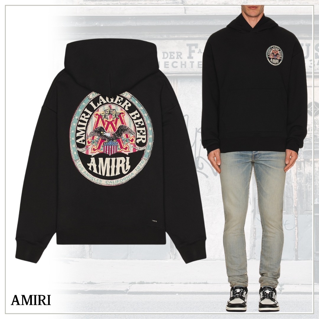 ハンサム度がアップする【AMIRI】オーバーサイズパーカー