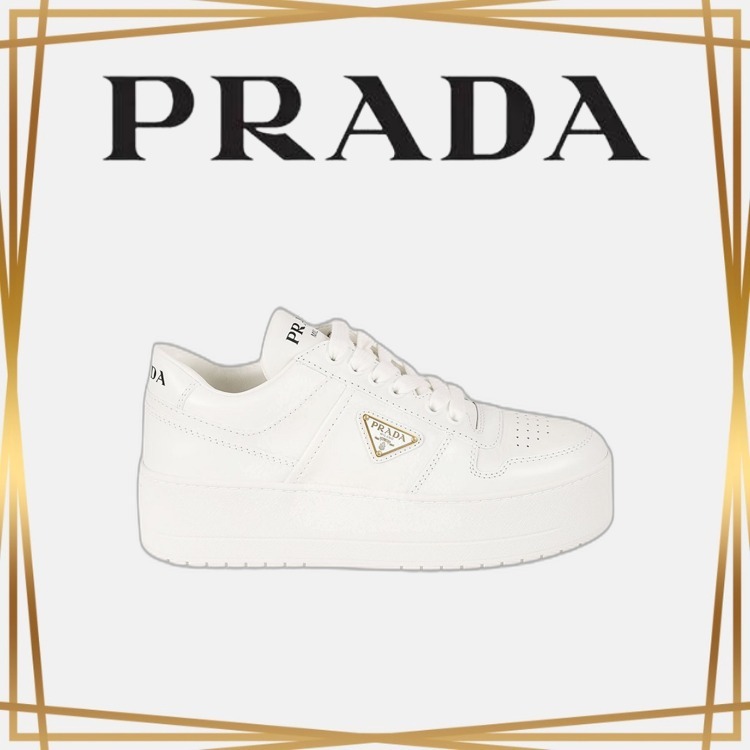 関税送料無料 PRADA ダウンタウン チャンキースニーカー