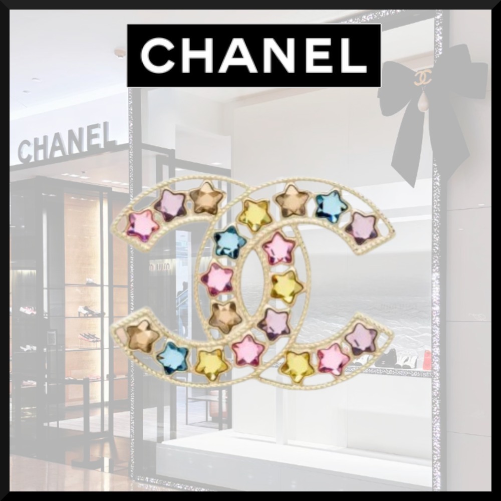 【カラフルスター★】CHANEL ブローチ