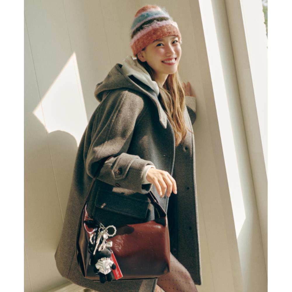 ◆masmarulez◆ 3way belted medium hobo bag Deep brown 50121