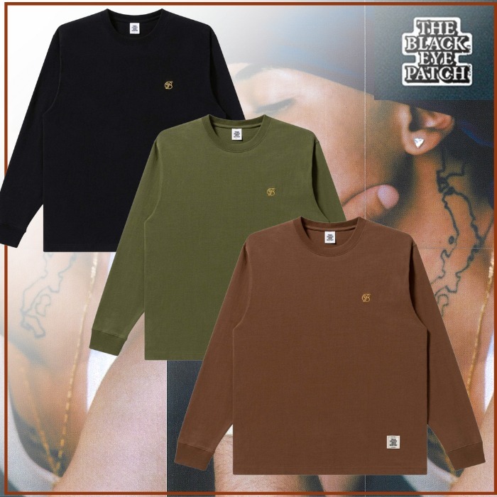 《上質な逸品》【BlackEyePatch】スモールBエンブレムロンT