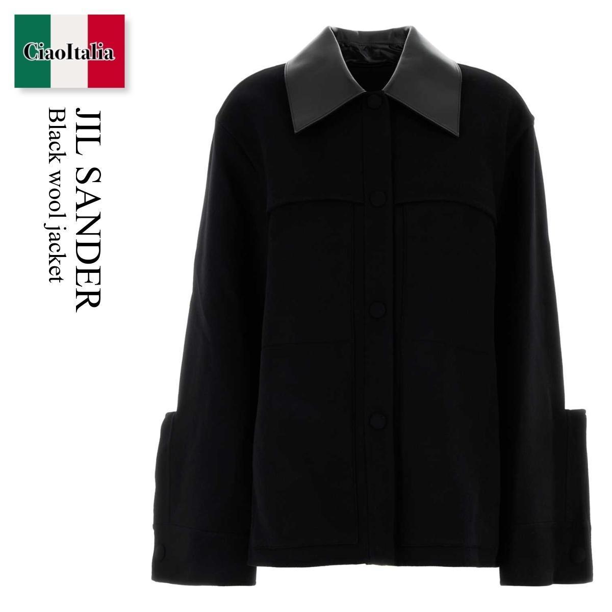 ジャケット Jil Sander Black Wool Jacket