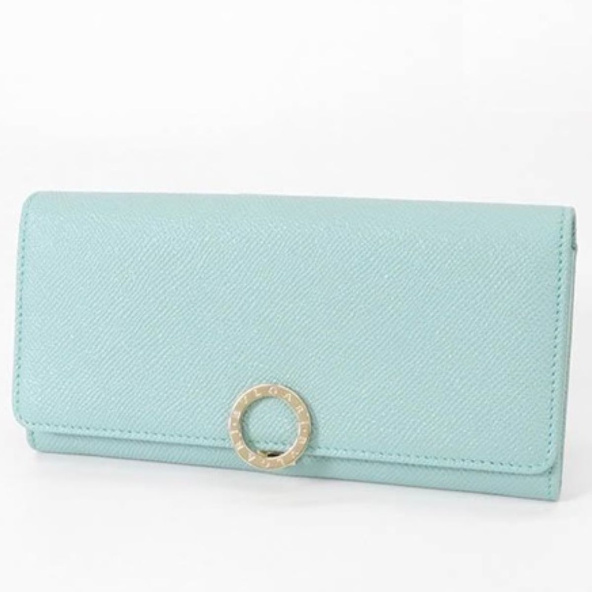 国内即発★BVLGARI★ブルガリブルガリ 長財布 グレイターコイズ