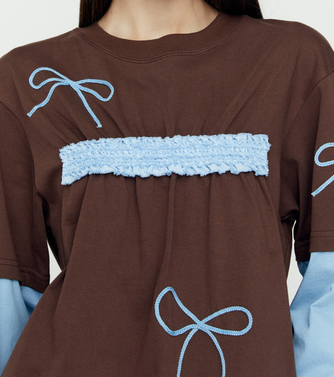 Tシャツ・カットソー ANDERSSON BELL FRILL T-SHIRTS 5MM069 ANDERSSON BELL FRILL T-SHIRTS 5MM069