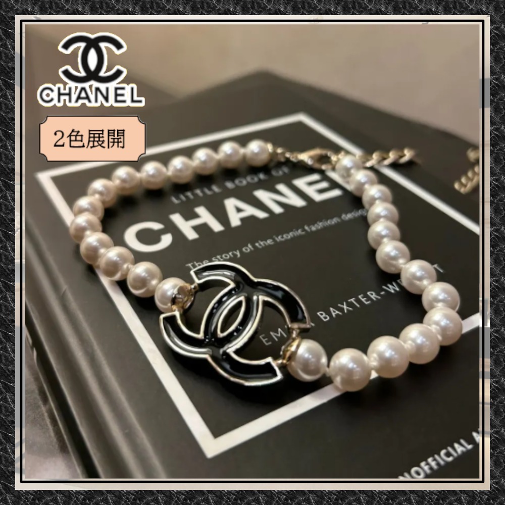 CHANEL パール CCロゴ ネックレス