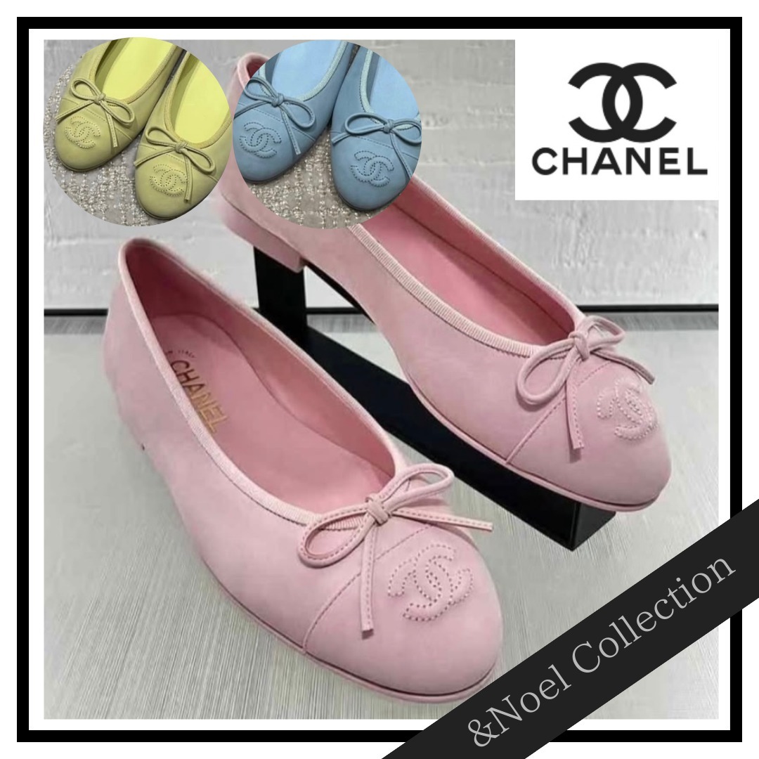 【ミルキーカラー♡】CHANEL*フラットシューズ*バレリーナ