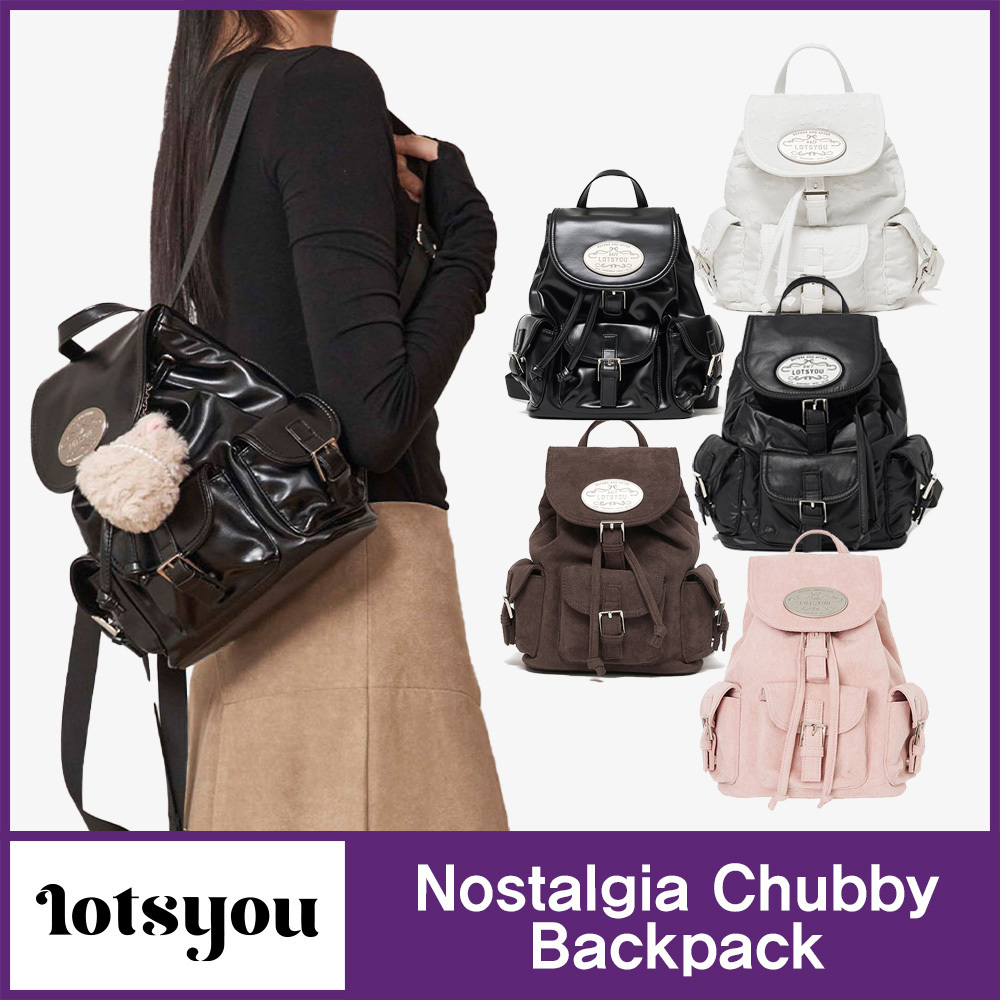 ★LOTSYOU★Nostalgia Chubby Backpack★