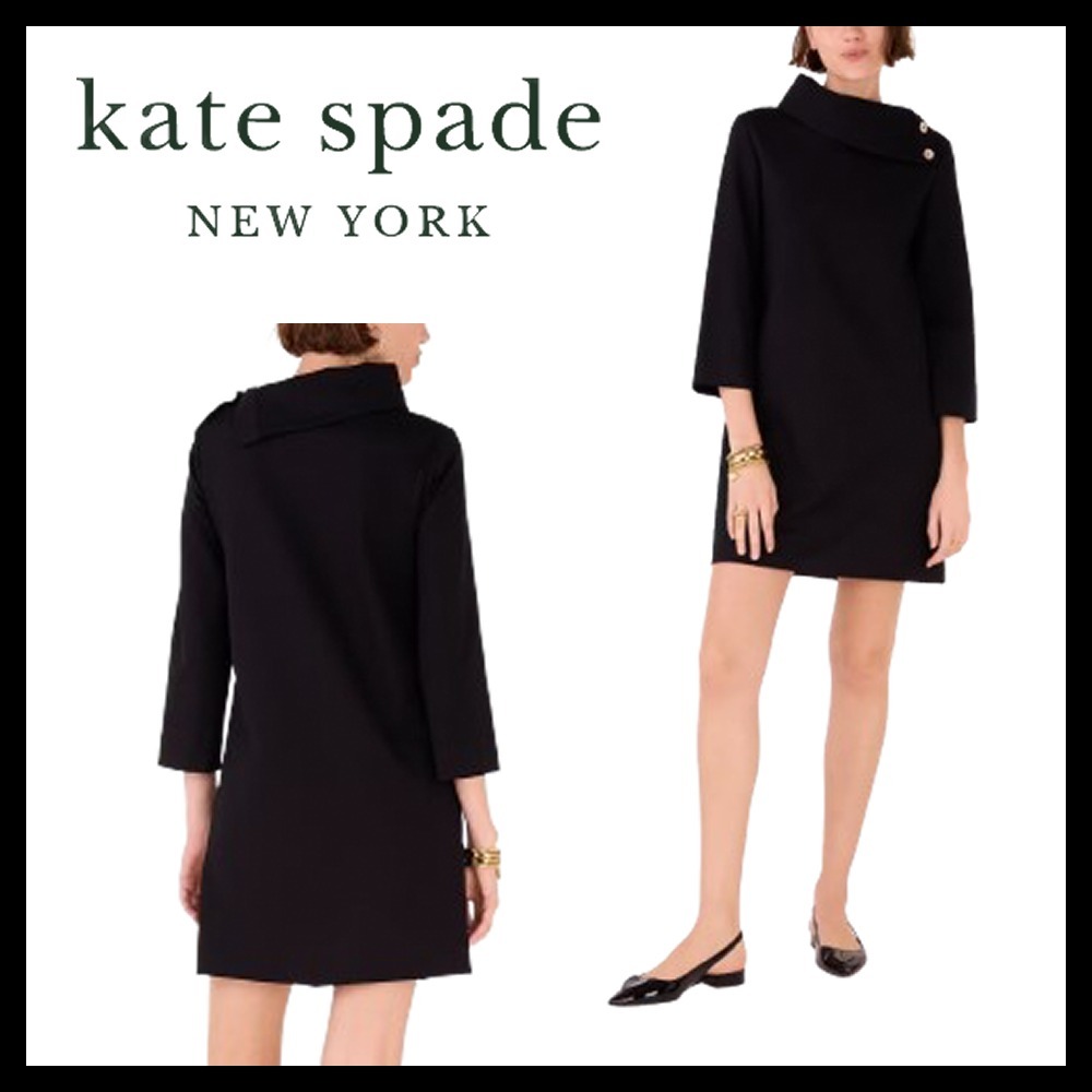 【Kate Spade】Turtleneck Ponte Dress ◆国内発送◆