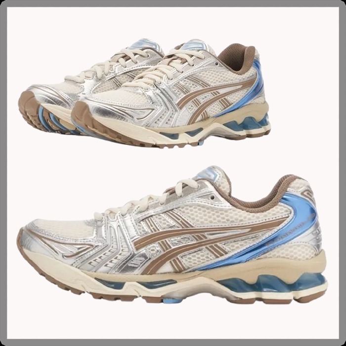 24AW◆ASICS◆GEL-KAYANO 14 スニーカー クリーム/ペッパー