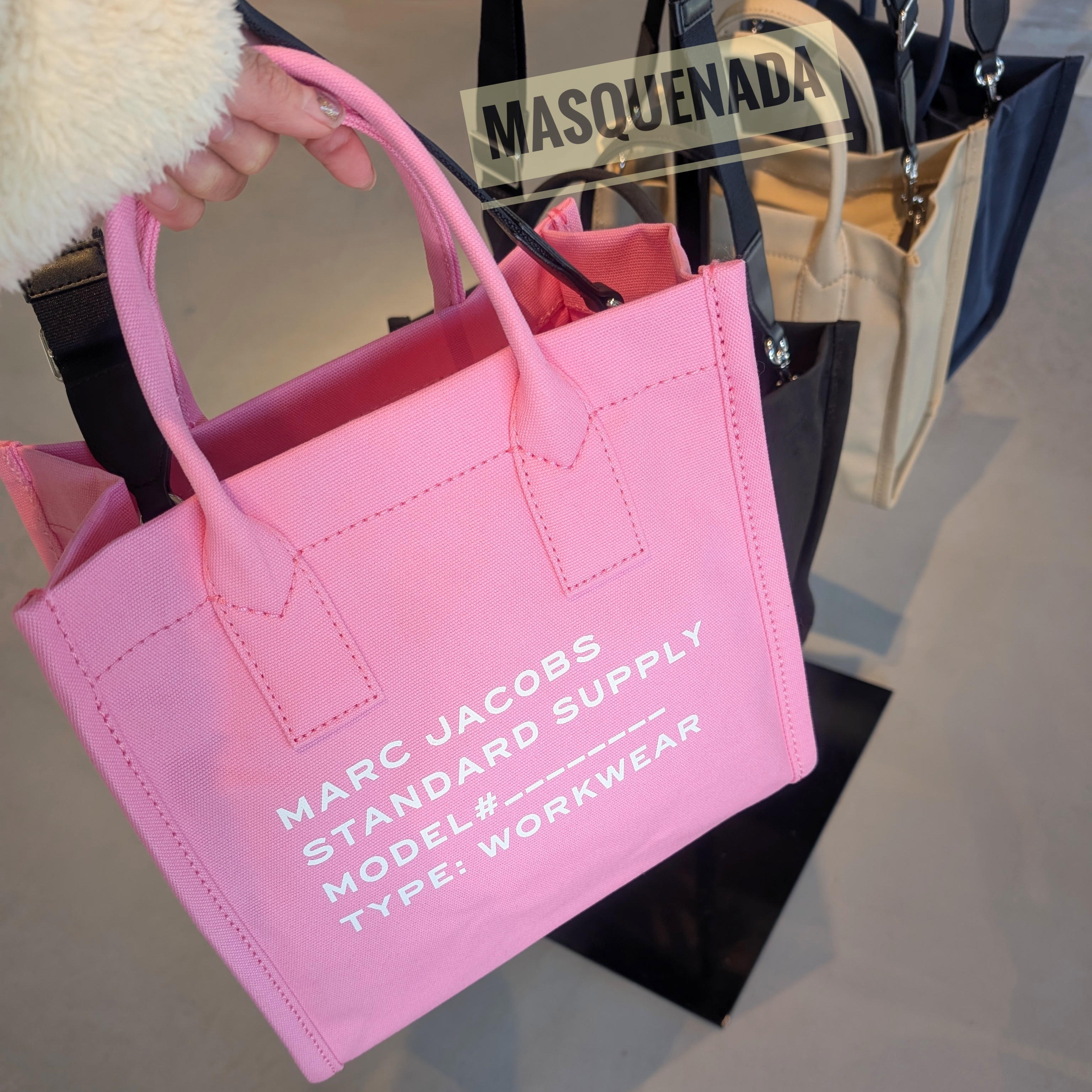 NEW！セール☆MARCJACOBS 便利キャンバストート medium (MARC