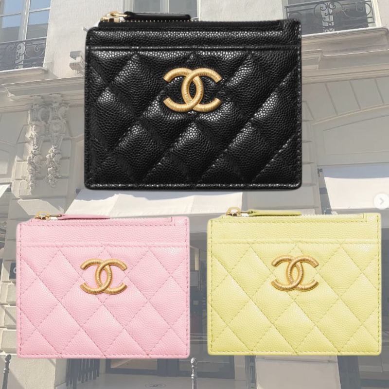 ★プレ春夏25★【CHANEL】ゴールドココ カード&コインケース