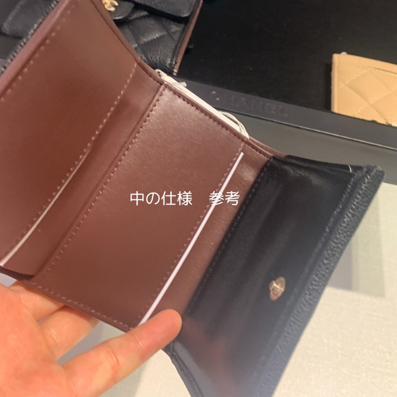 ★プレ春夏25★【CHANEL】やっぱり便利な三つ折りウォレット ☆プレ春夏25☆【CHANEL】やっぱり便利な三つ折りウォレット