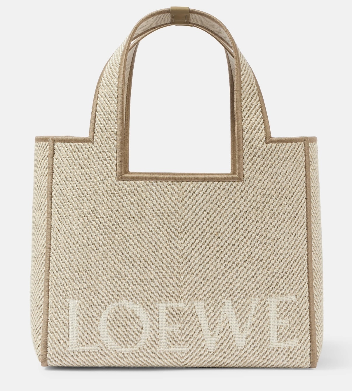 LOEWE ロゴ ジャカード スモール キャンバス トートバッグ LOEWE ロゴ ジャカード スモール キャンバス トートバッグ