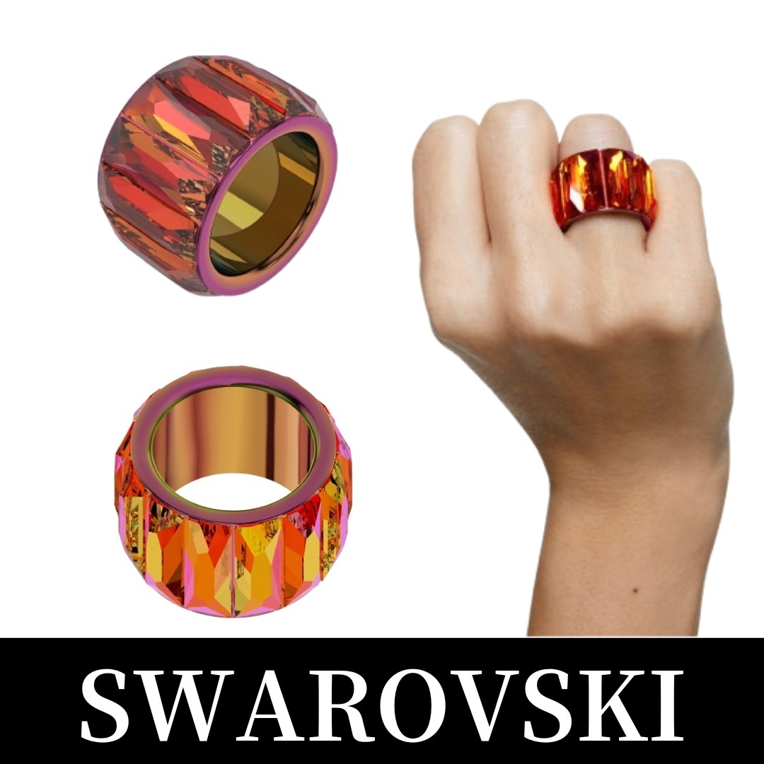 【SWAROVSKI】☆キュリオサ カクテル リング☆
