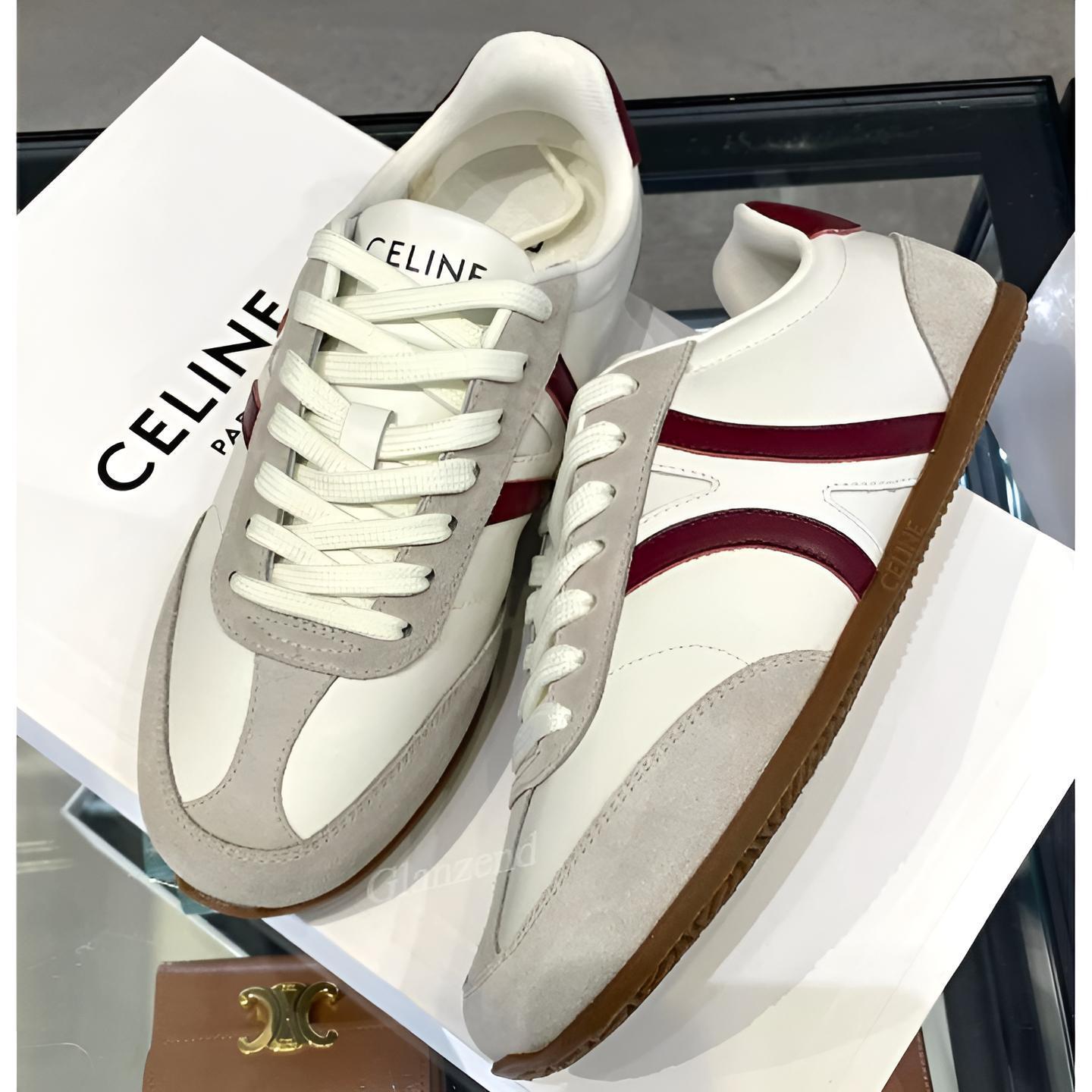 可愛くて歩きやすい♪【CELINE】トリオンフロゴ ロースニーカー