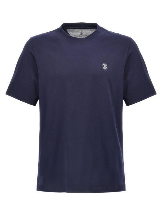 Tシャツ・カットソー BRUNELLO CUCINELLI Men T Shirts M0B137444GC6134 Blue
