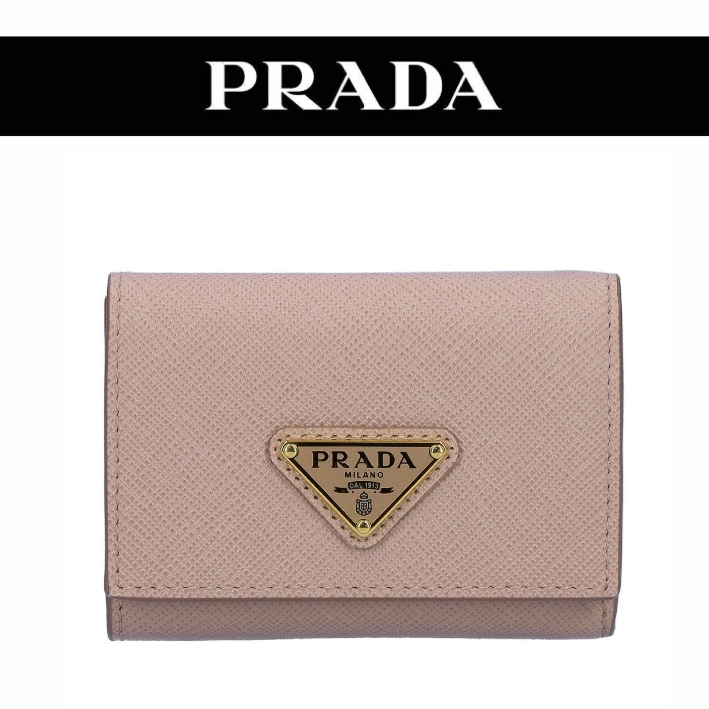 ★ PRADA ★ SAFFIANO TRIANG 3つ折りミニ財布