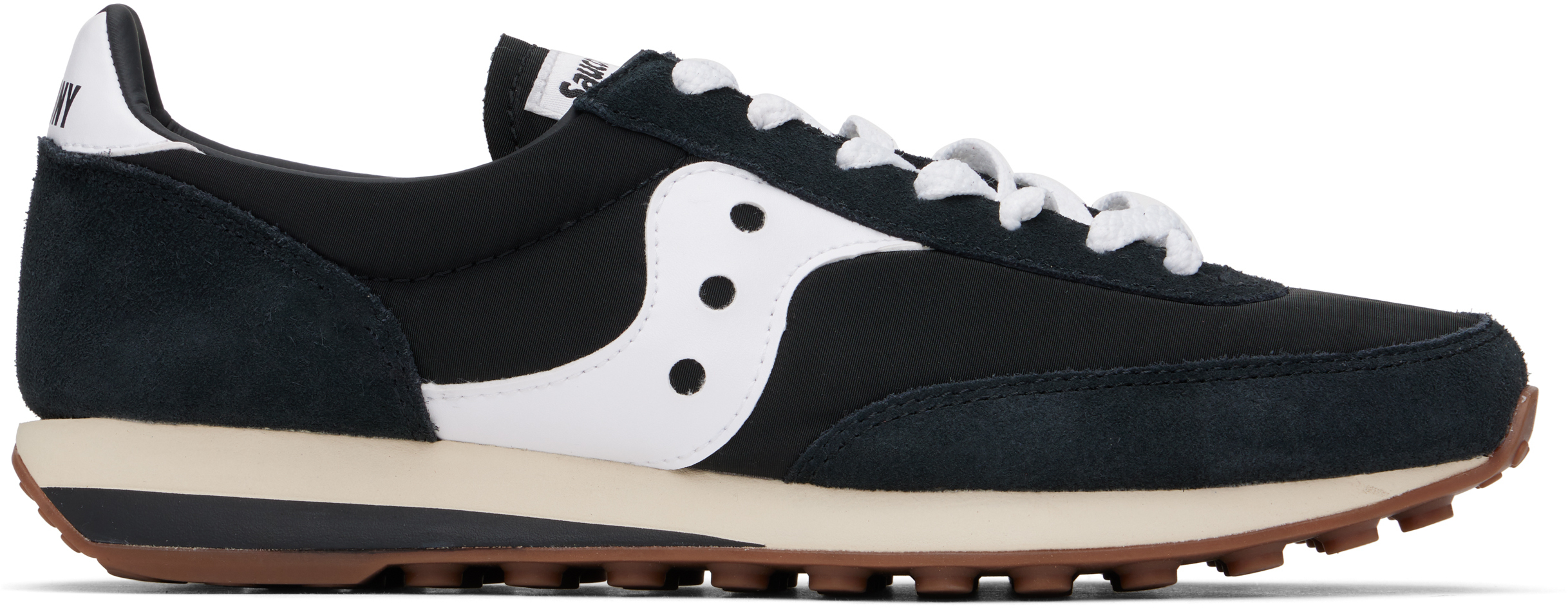 【関税込み】Saucony ブラック＆ホワイト Trainer 80 スニーカー