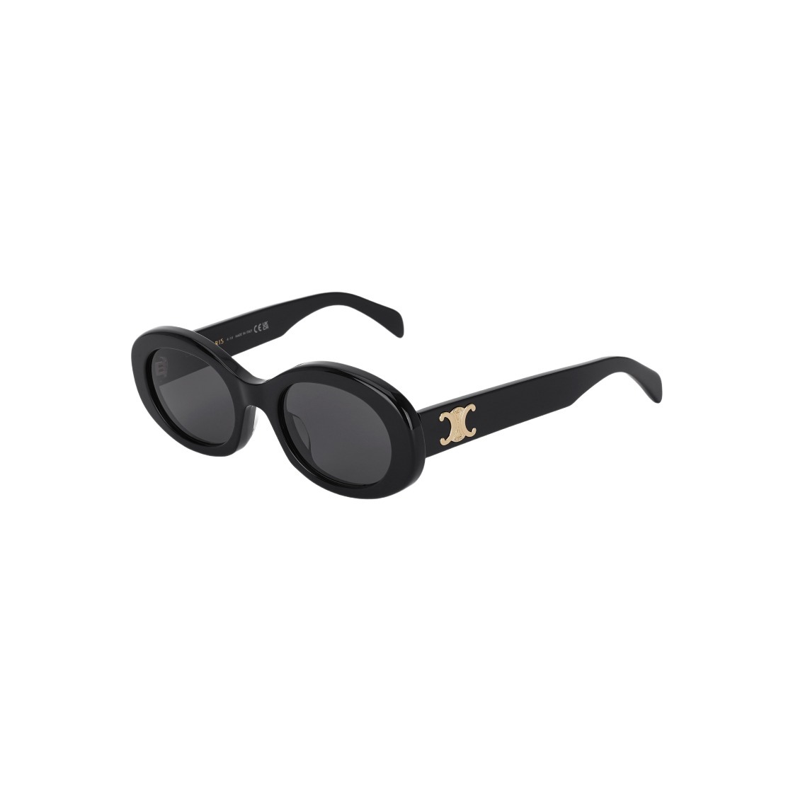 【人気/関税/送料込み】 (W) Celine Triomphe 01 Sunglasses in Celine】 (W) Triomphe 01 Sunglasses in Acetate Black