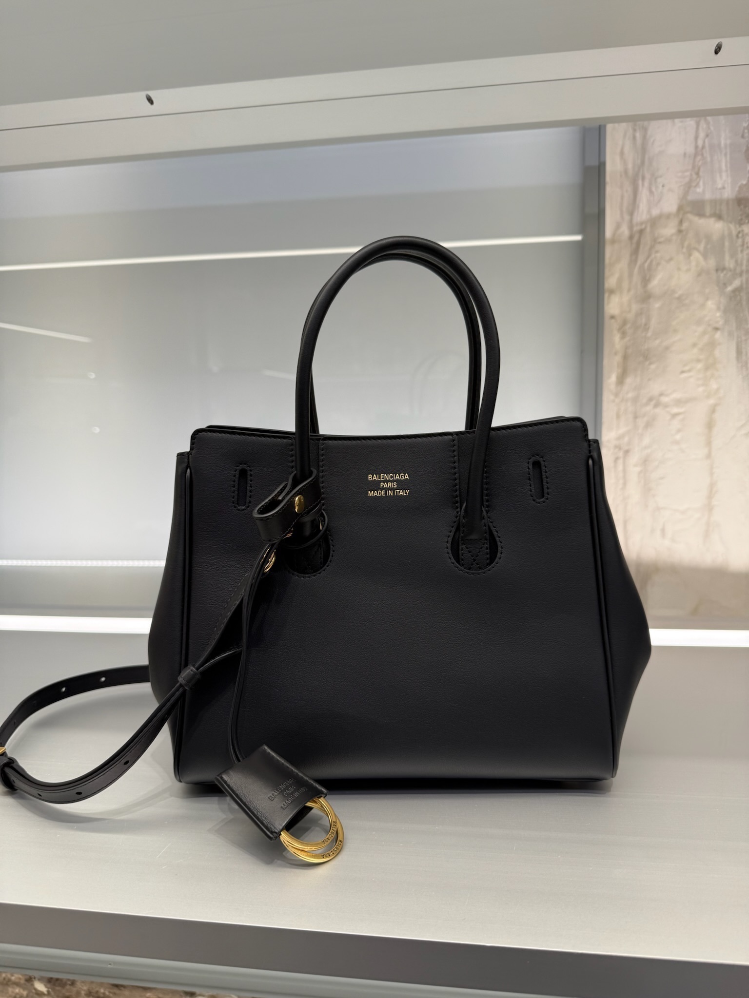 BALENCIAGA】HAMPTON ミニ キャリーオールバッグ ゴールド