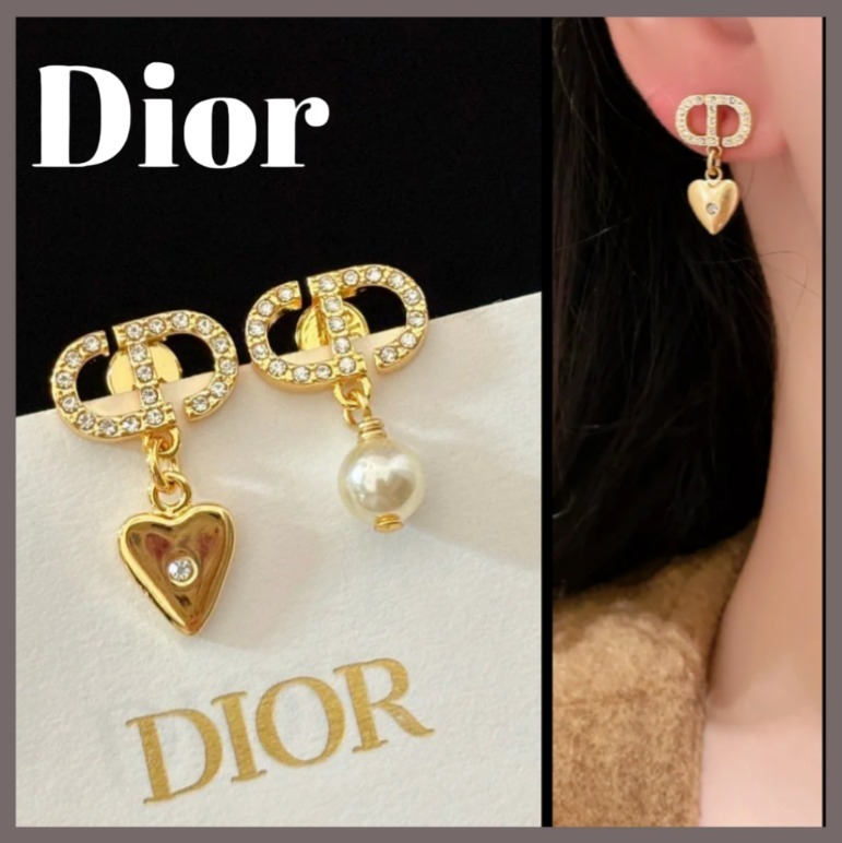 大人かわいい♪】Dior☆ピアス Petit CD lucky Charms