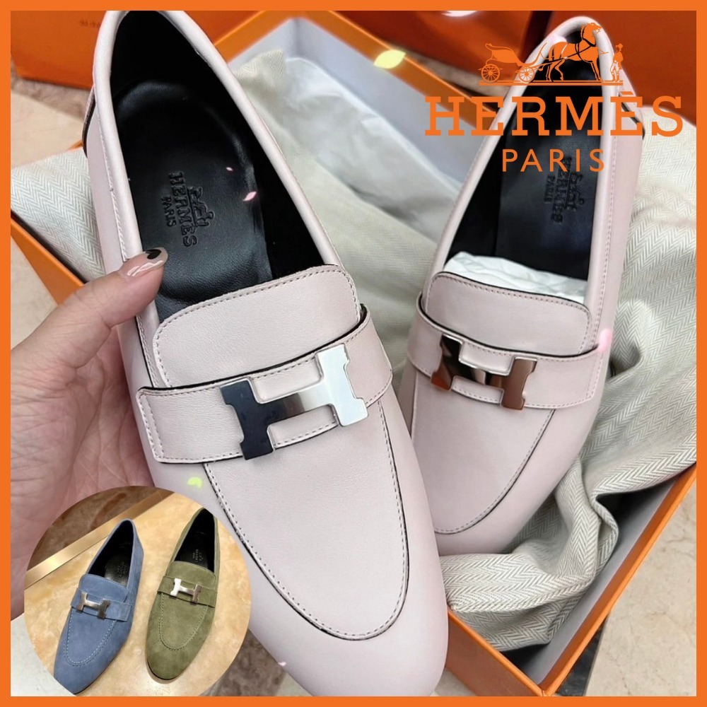 【定番エレガンス】HERMES モカシン ローファー Paris Loafer