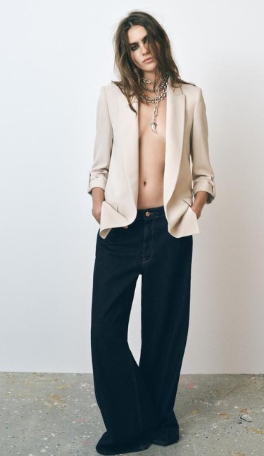 スペイン発送 ZARA ロングスパンコールブレザー セットアップも org.jpg