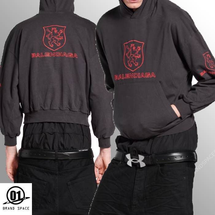 BALENCIAGA Lion Club レギュラーフィット 裏地付きパーカー