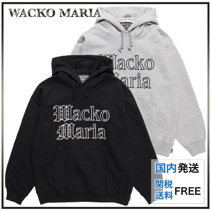 【国内買付】WACKOMARIA HEAVY WEIGHT PULLOVER パーカー ロゴ