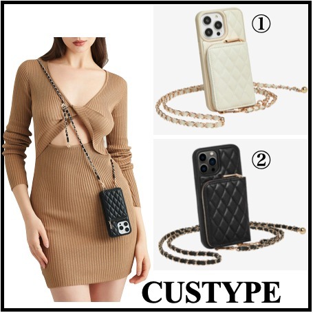 ☆Custype☆LuxeCharm- Argyle Phone Case