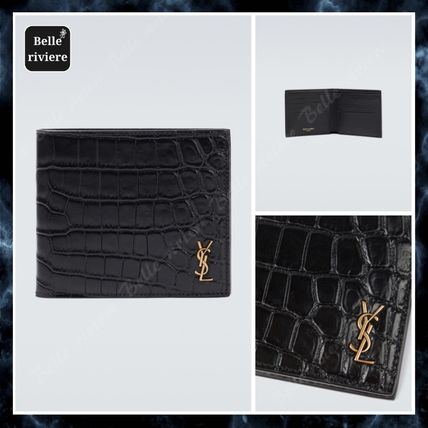 クロコ 財布 Saint Laurent(サンローラン) - 海外通販のBUYMA