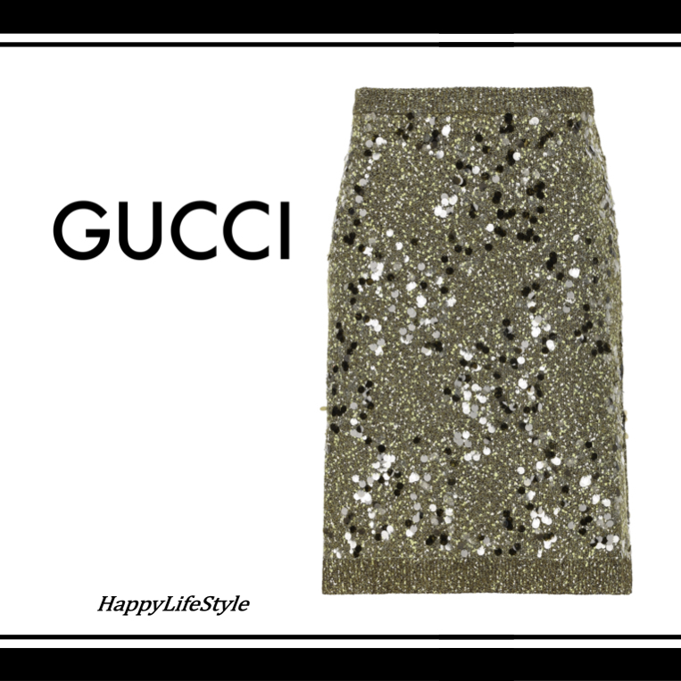 きらめく♪◇Tweed Blend スカート◇GUCCI