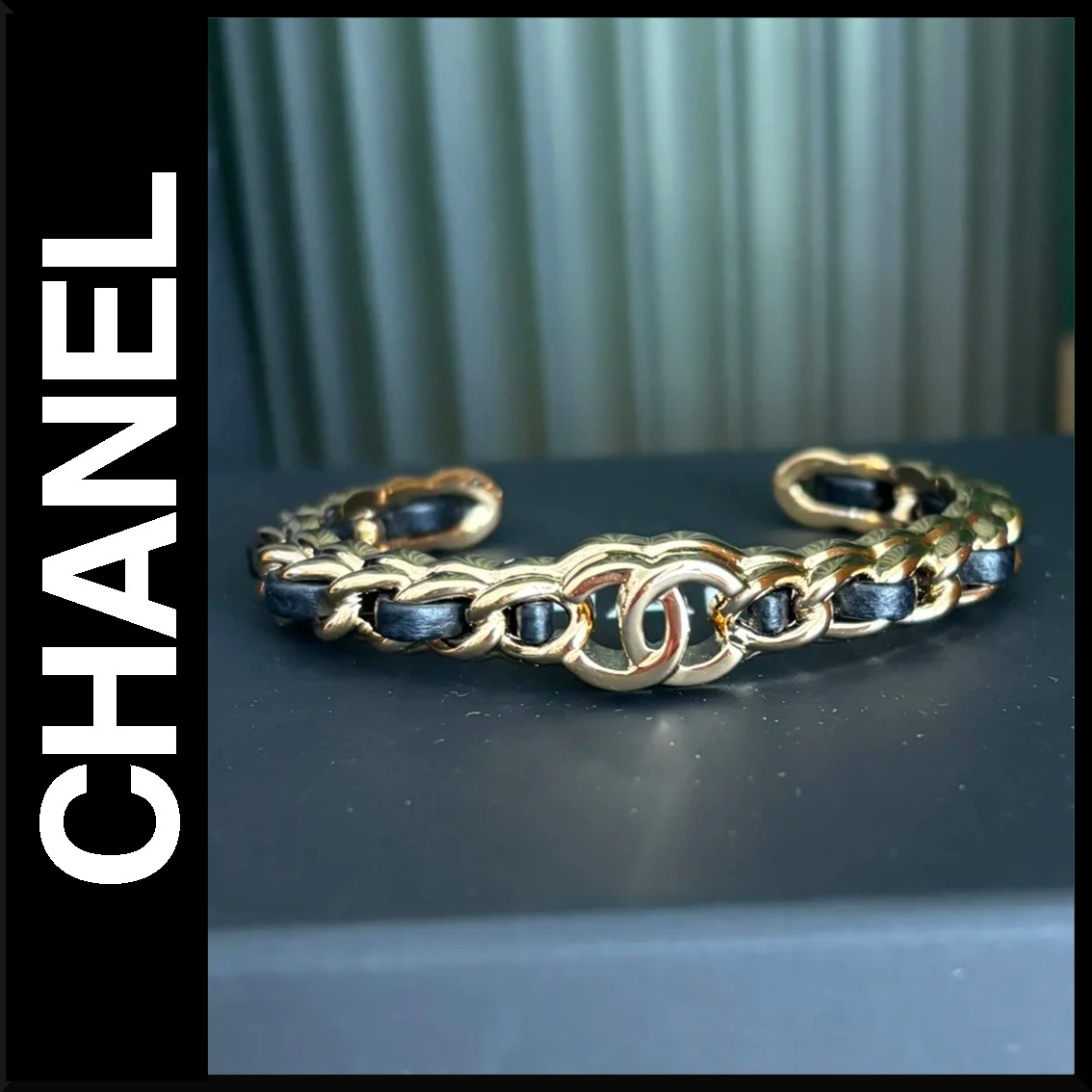 【おしゃれ★かわいい】CHANEL チェーン バングル