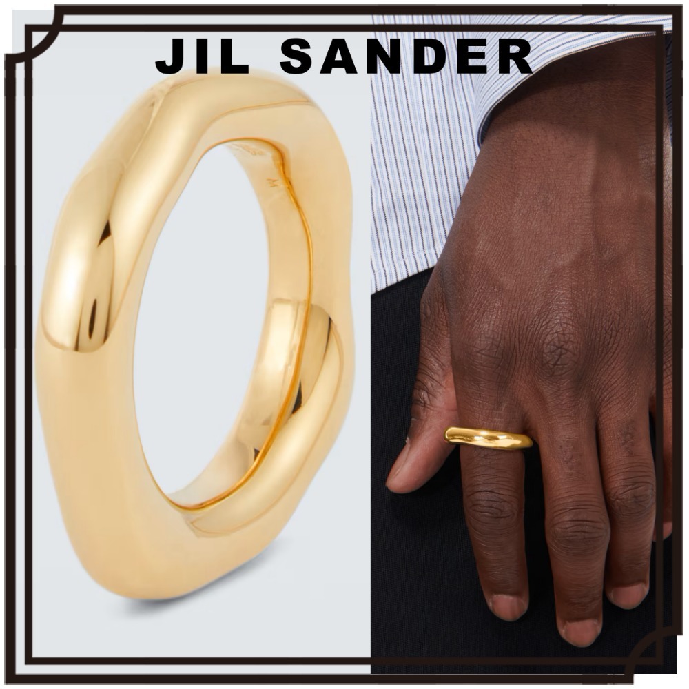 【残りわずか】JIL SANDER ゴールドブラスリング 関税送料なし