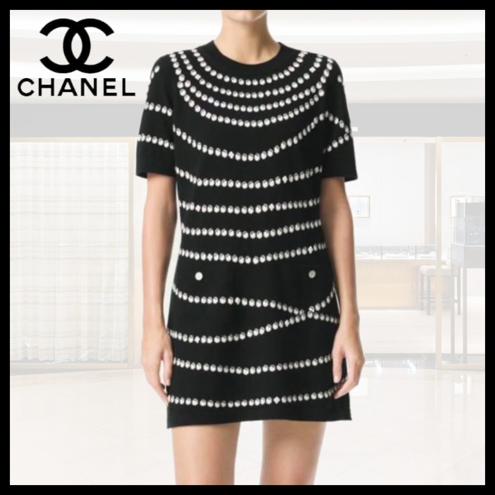 【コーデの主役に♪】CHANEL ニットワンピース