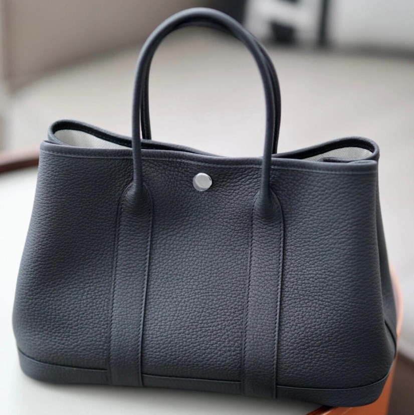 一生モノ♪ノワール！】HERMES ガーデンパーティー 30 TPM