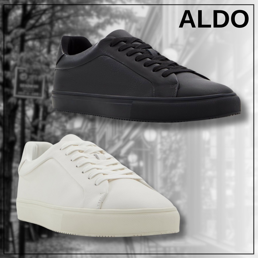 【追跡あり!】ALDO レザー カップソール ロ―トップ スニーカー